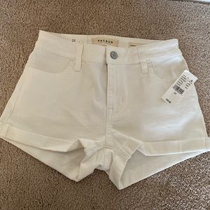 Pac Sun white jean shorts